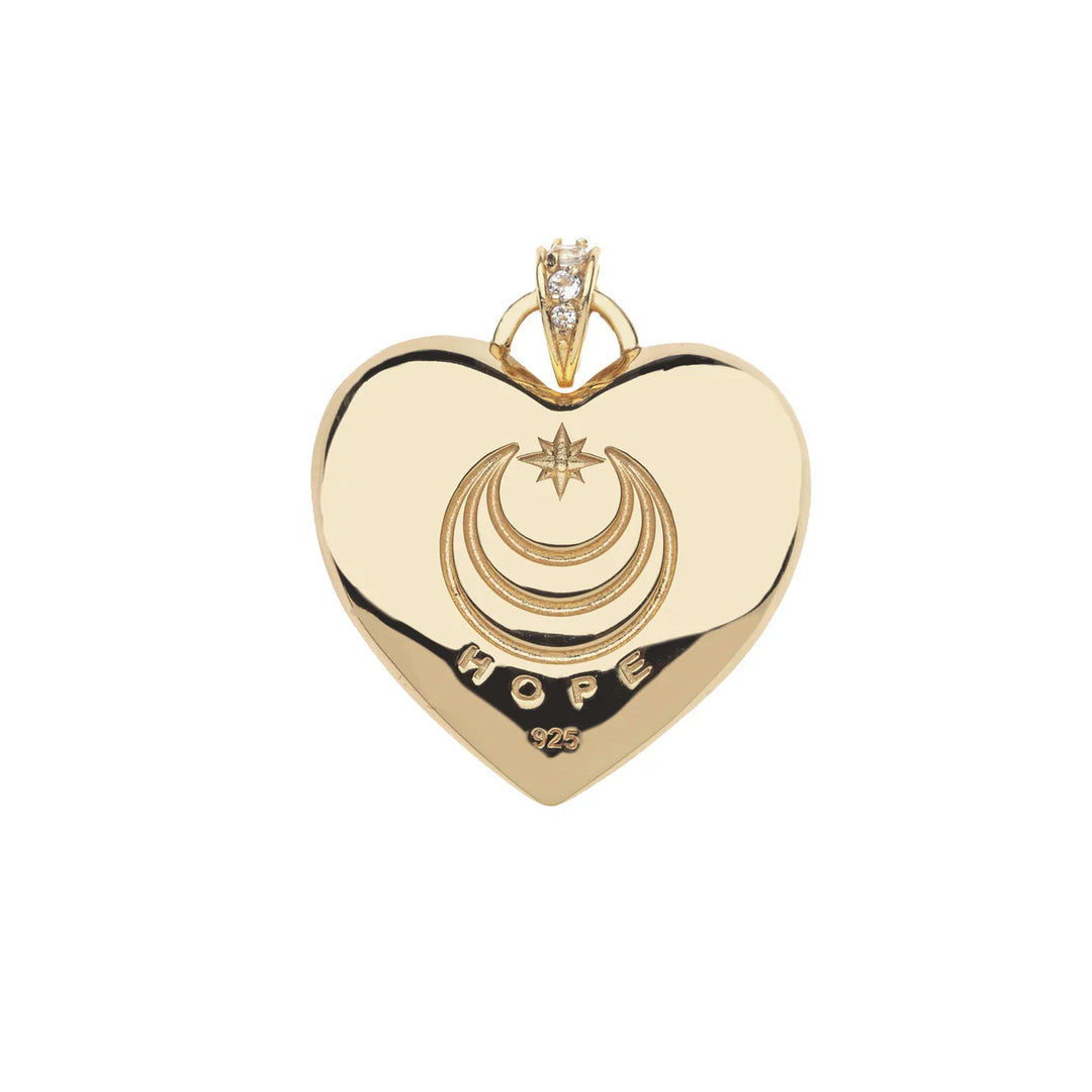 HOPE Through All the Seasons Heart Pendant
