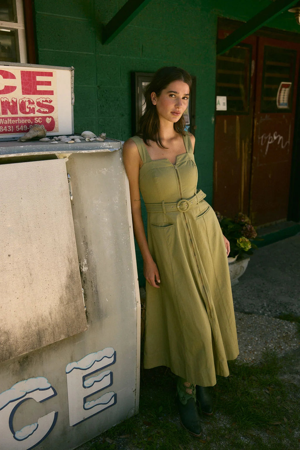 Foster Dress | Olive