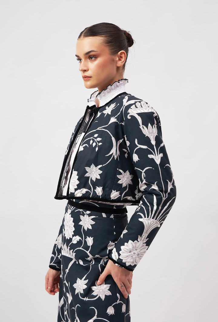 Joan Jacket | Arabesque Black Reversible