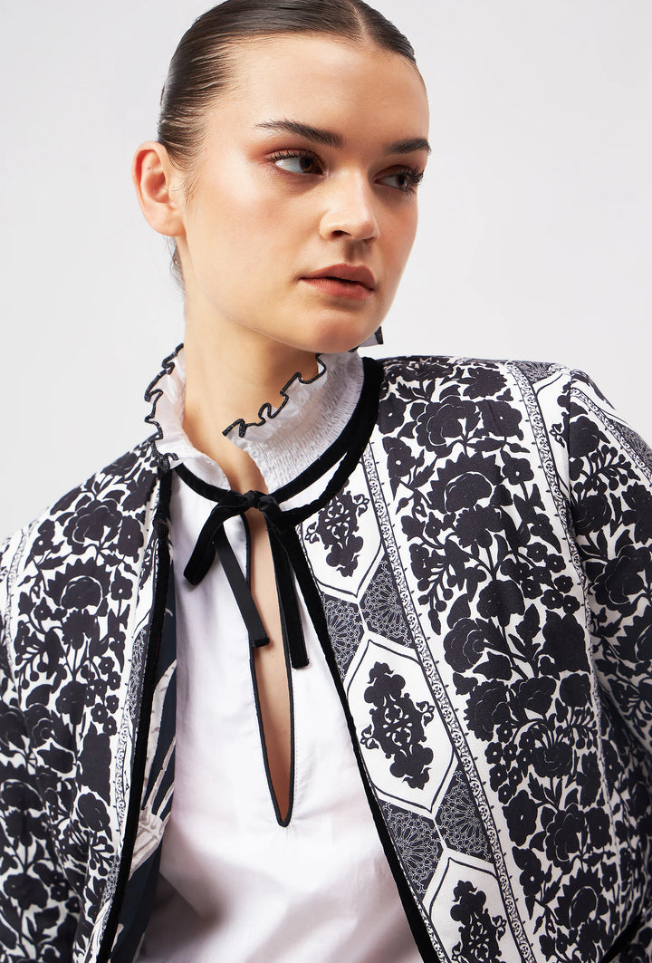 Joan Jacket | Arabesque Black Reversible