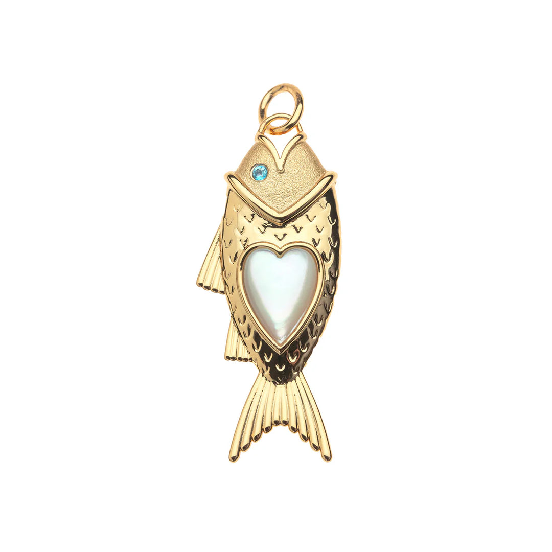 STRONG Amore Fish Pendant on Classic Rolo Chain