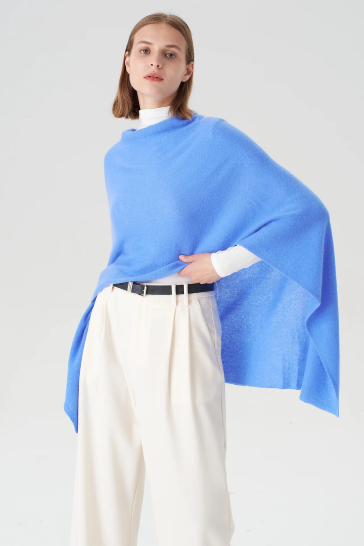 Cashmere Topper | Artic Blue