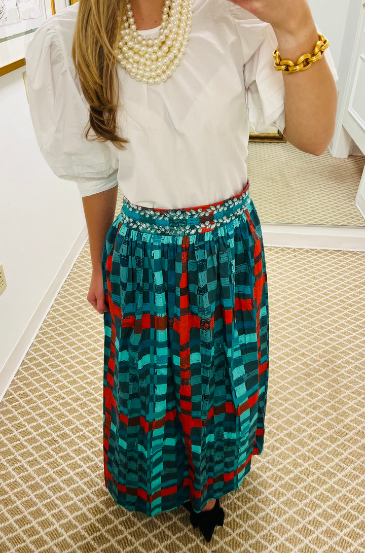 Wesley Skirt | Holly Tartan