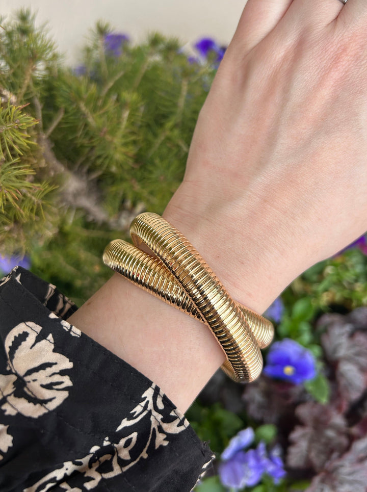 2 Row Herringbone Twisted Bracelet