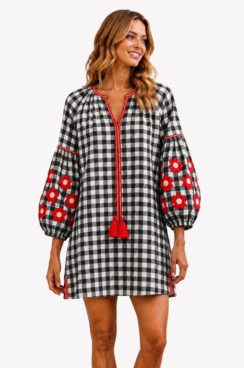 Football Plaid | Red & Black