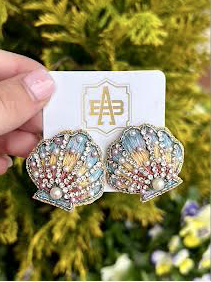 Seashell Stud Earrings