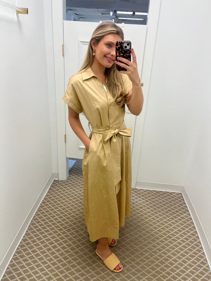 Cosmos Maxi Dress | Khaki