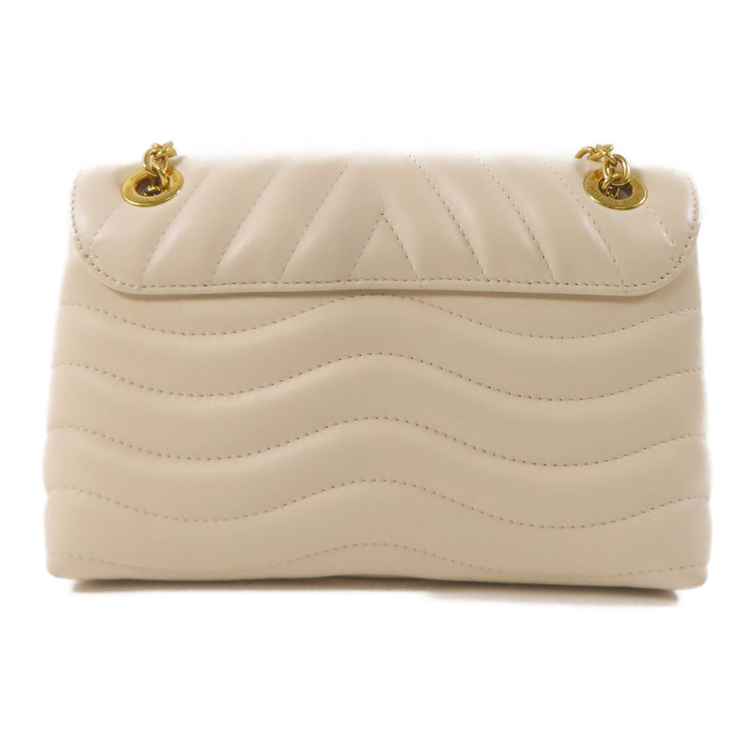 Louis Vuitton Leather New Wave Chain Bag Gold Chain Shoulder Bag