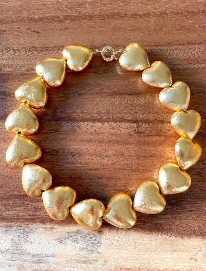Puff Heart Necklace