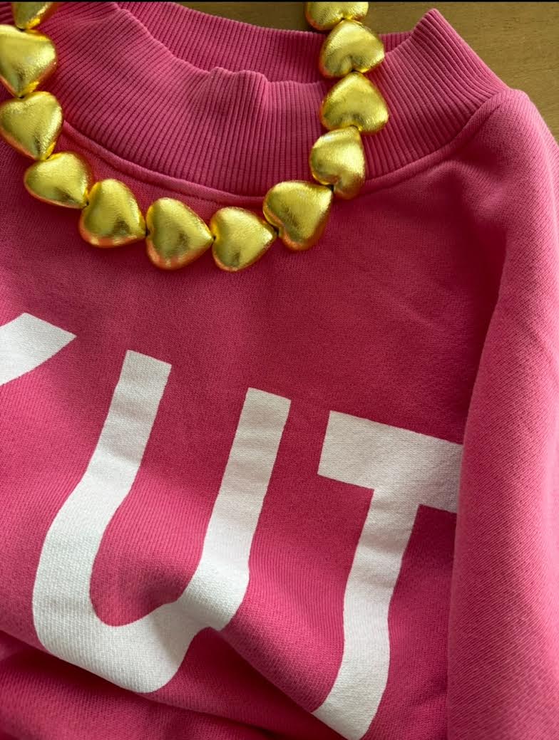 Puff Heart Necklace