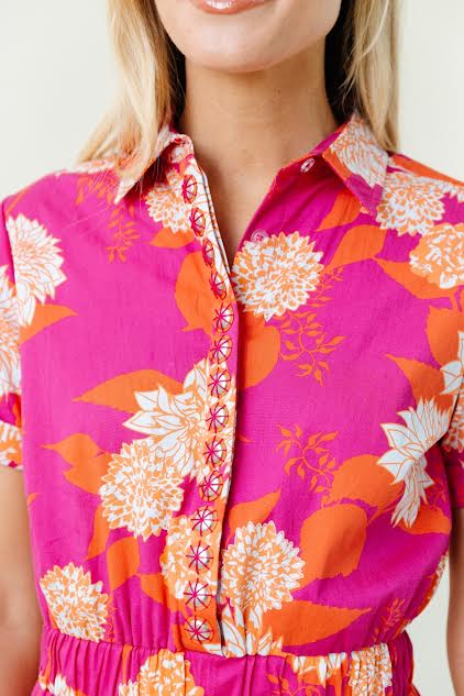 Gwyneth Dress | Dahlia Flourish