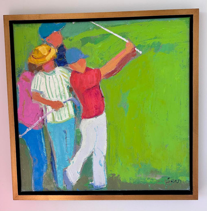 24x24 Golfing Art