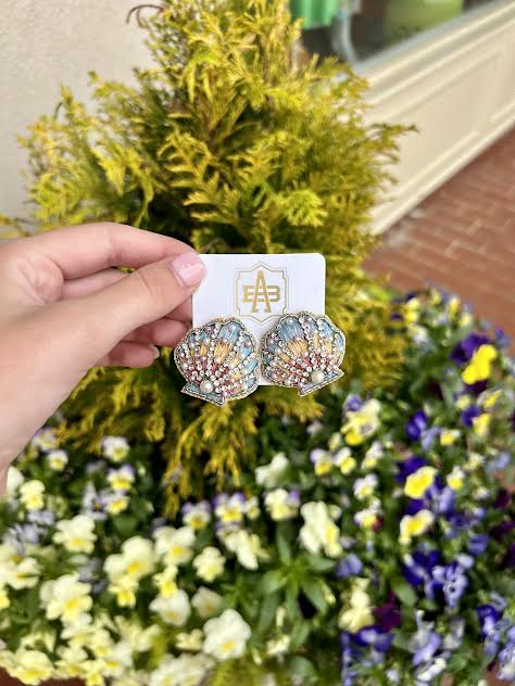 Seashell Stud Earrings