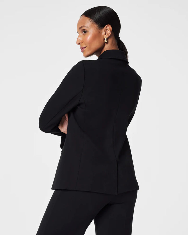 Spanx Perfect Asymmetrical Tailored Blazer | Black