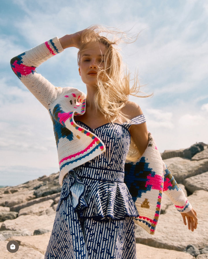 Callen Cardigan | Pink Multi