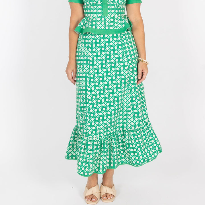 Addie Skirt | Green Cane - Charlotte's Inc