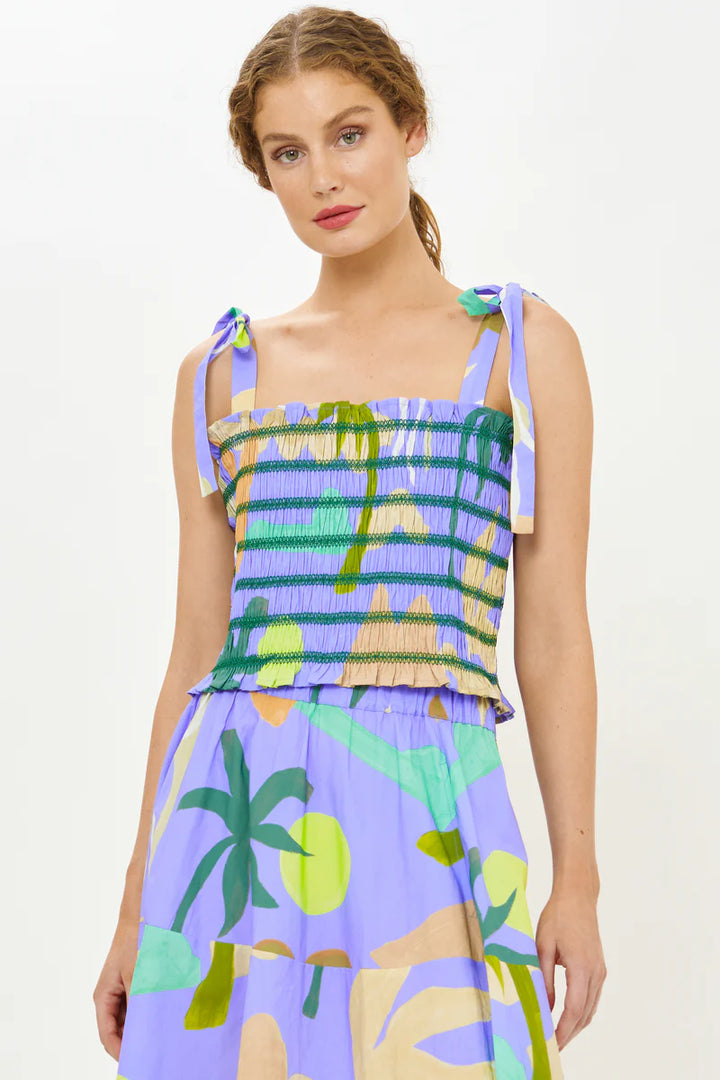 Ella Top | Paradiso Blue