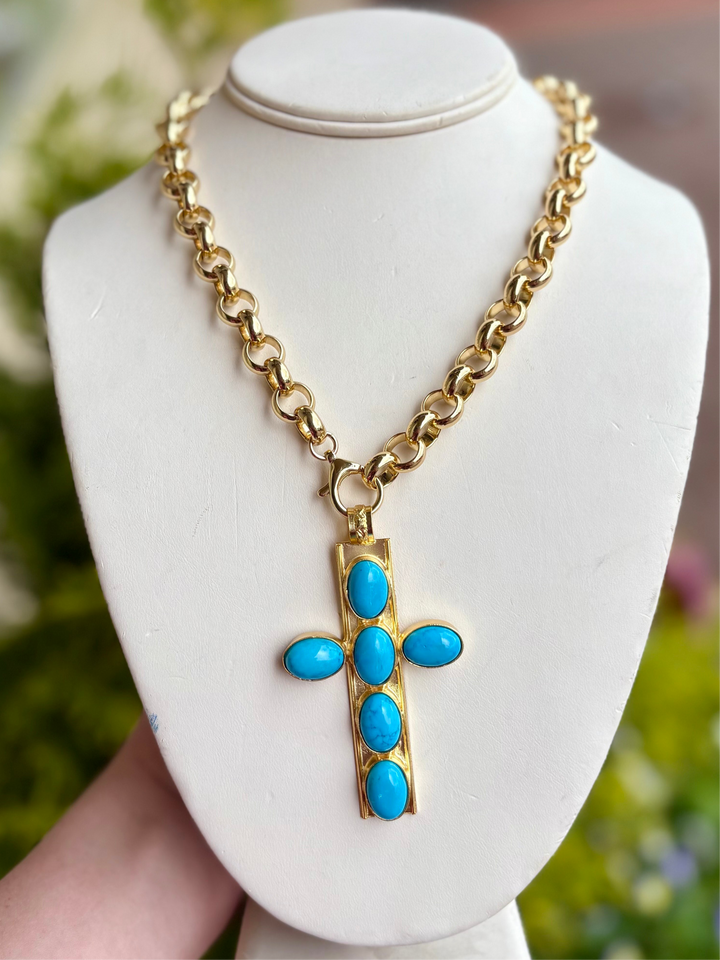 Roxy Cross Necklace