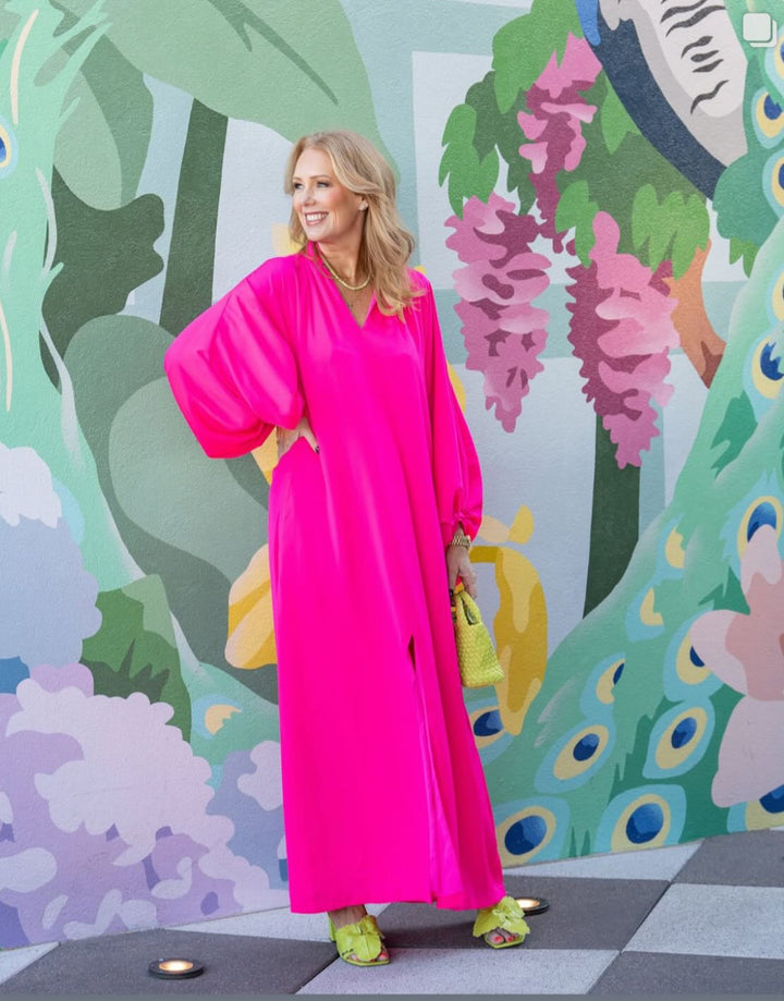 Fiona Dress | Pink Glo