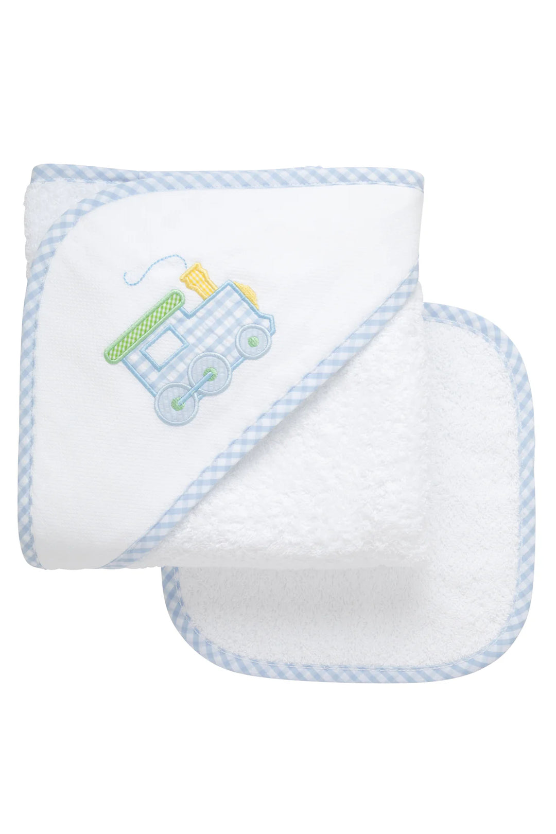 Assorted Applique Hooded Towel & Washcloth Set