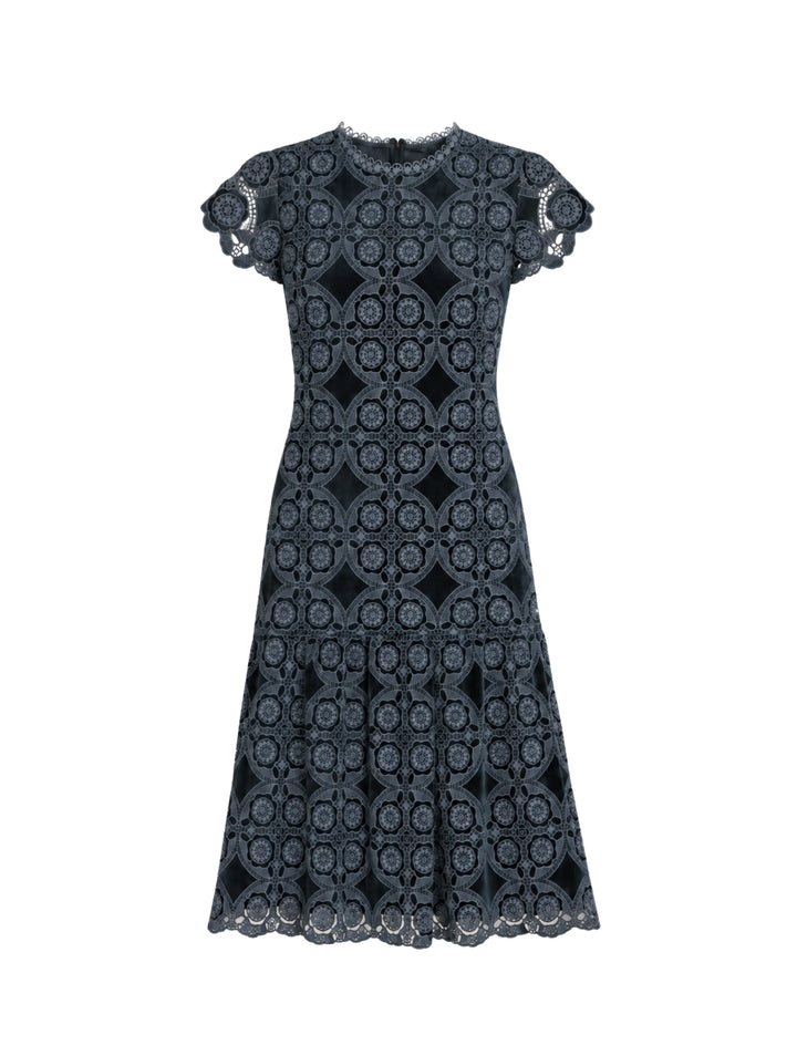 Waverly Lace Dress | Midnight Grey