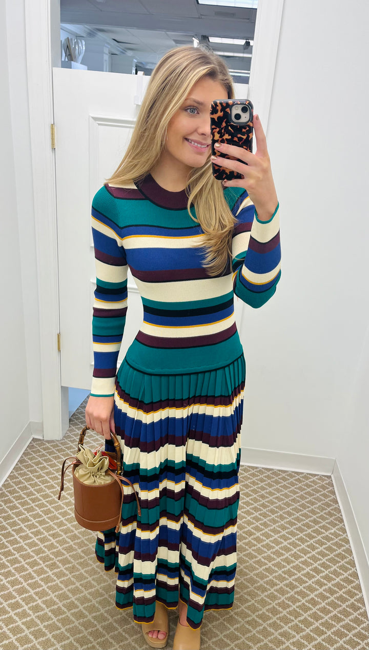 Sandrine Knit Dress | Tropical Multi