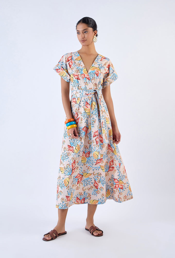 Sailor Dress | Coral Garden Blue