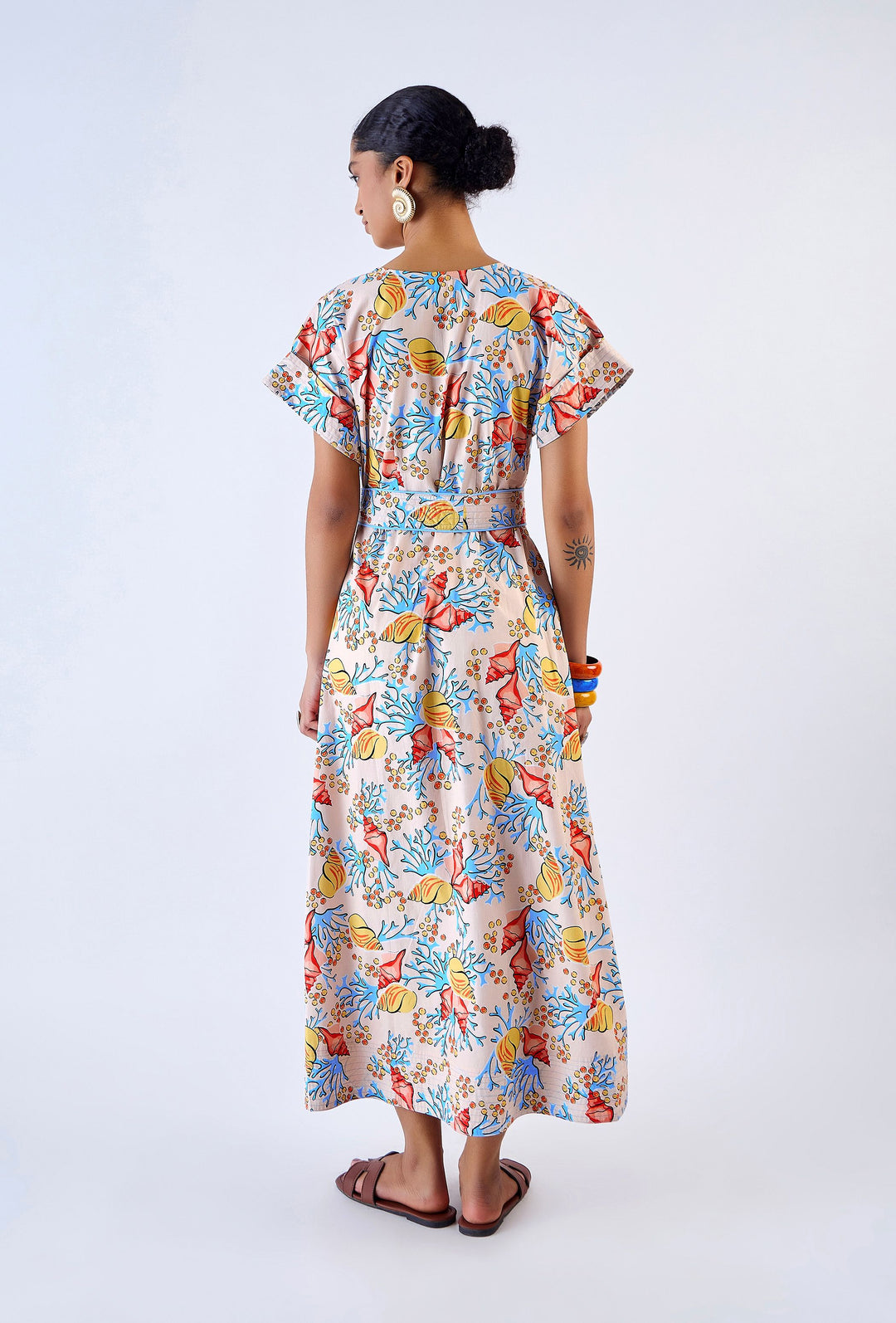 Sailor Dress | Coral Garden Blue