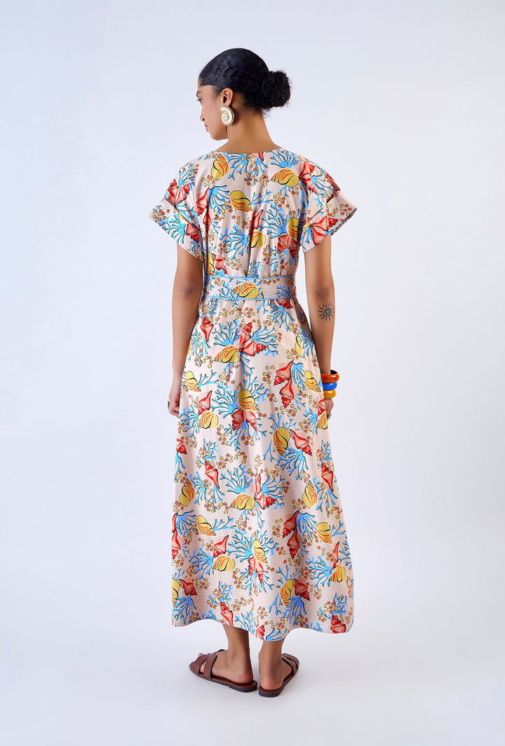 Sailor Dress | Coral Garden Blue