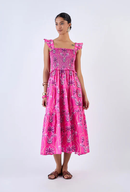 Mia Dress | Paradise Island Pink