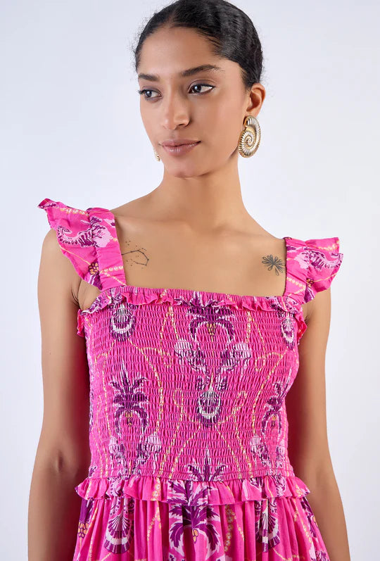 Mia Dress | Paradise Island Pink