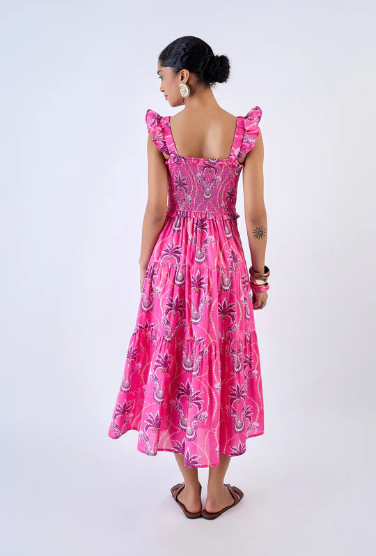 Mia Dress | Paradise Island Pink