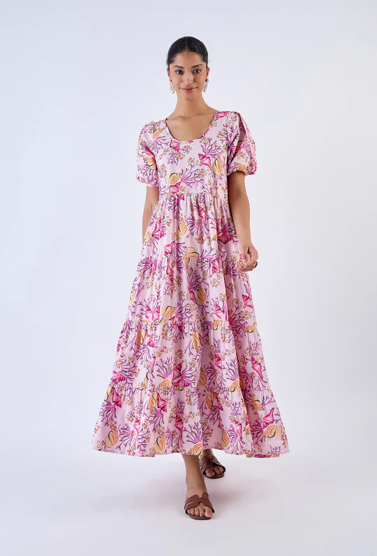 Daisy Dress | Coral Garden Pink