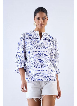 Stella Top | Sail Away Navy