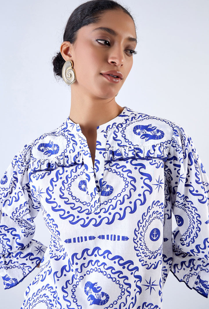 Stella Top | Sail Away Navy