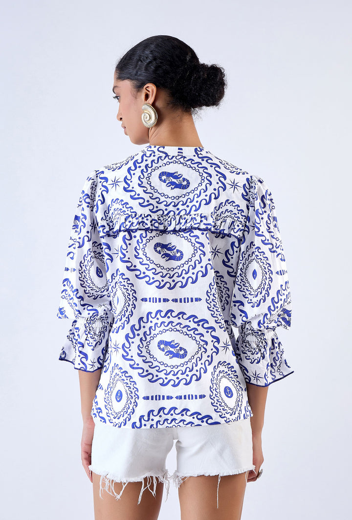 Stella Top | Sail Away Navy
