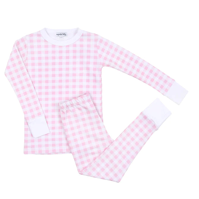 Baby Check Spring Long Pajamas