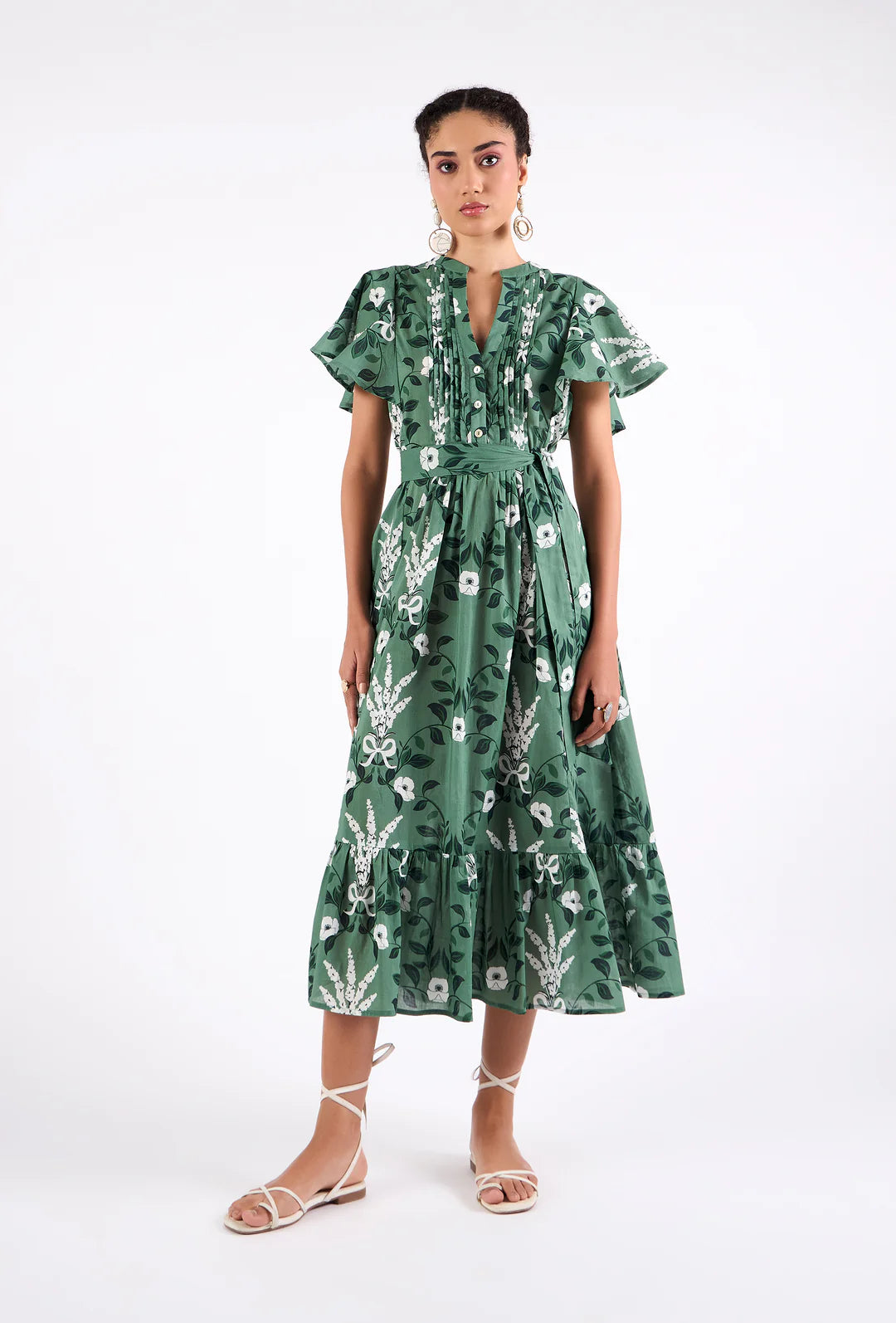 Leni Dress | Lavende Moss