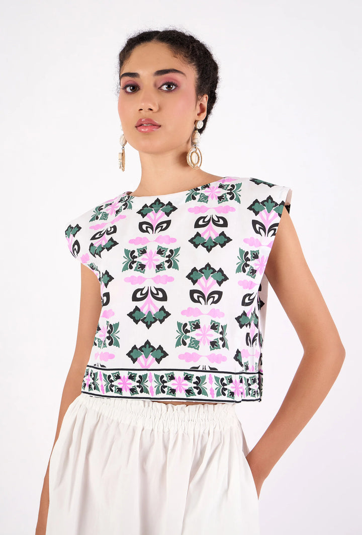 Piper Top | Papillion Moss
