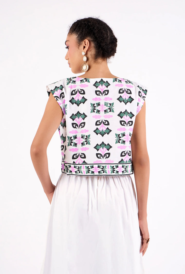 Piper Top | Papillion Moss