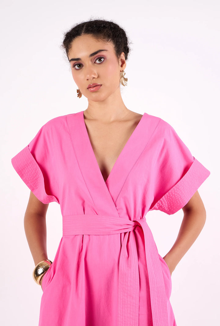 Sailor Dress | Fuchsia