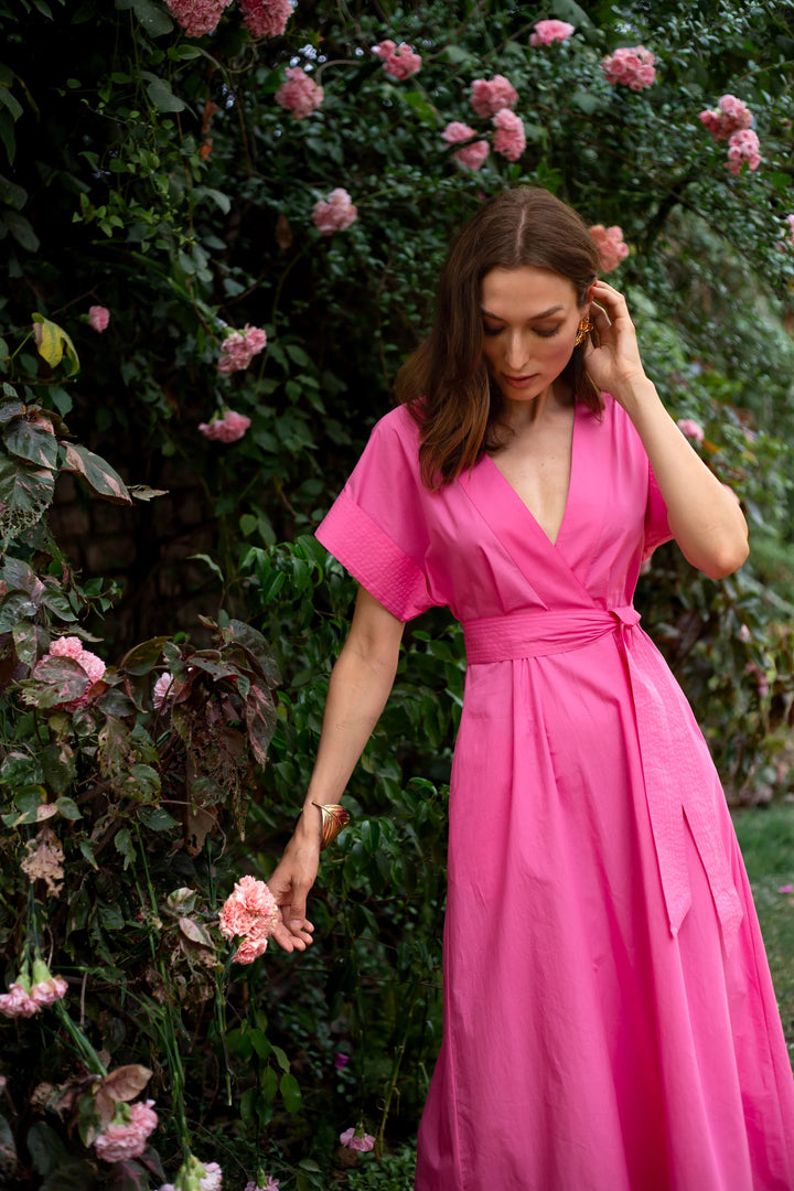 Sailor Dress | Fuchsia