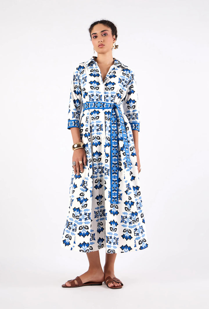 Emily Dress | Papillion Cobalt