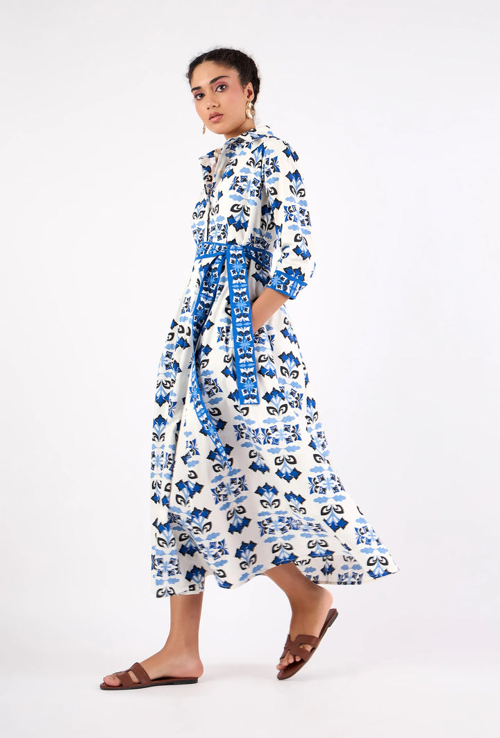 Emily Dress | Papillion Cobalt