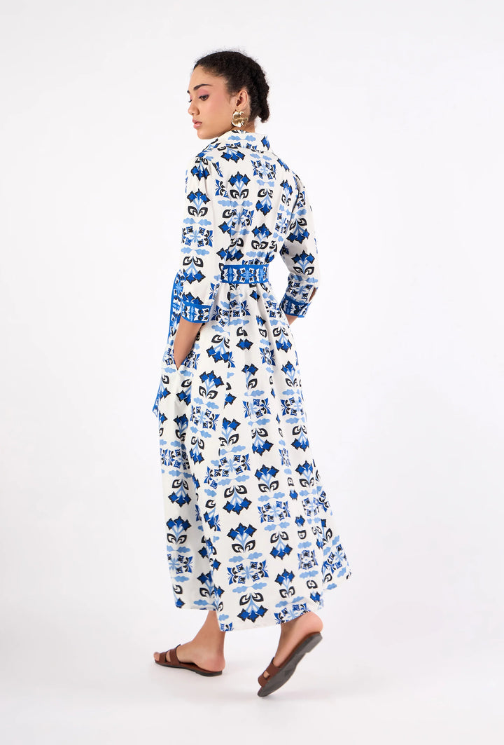 Emily Dress | Papillion Cobalt