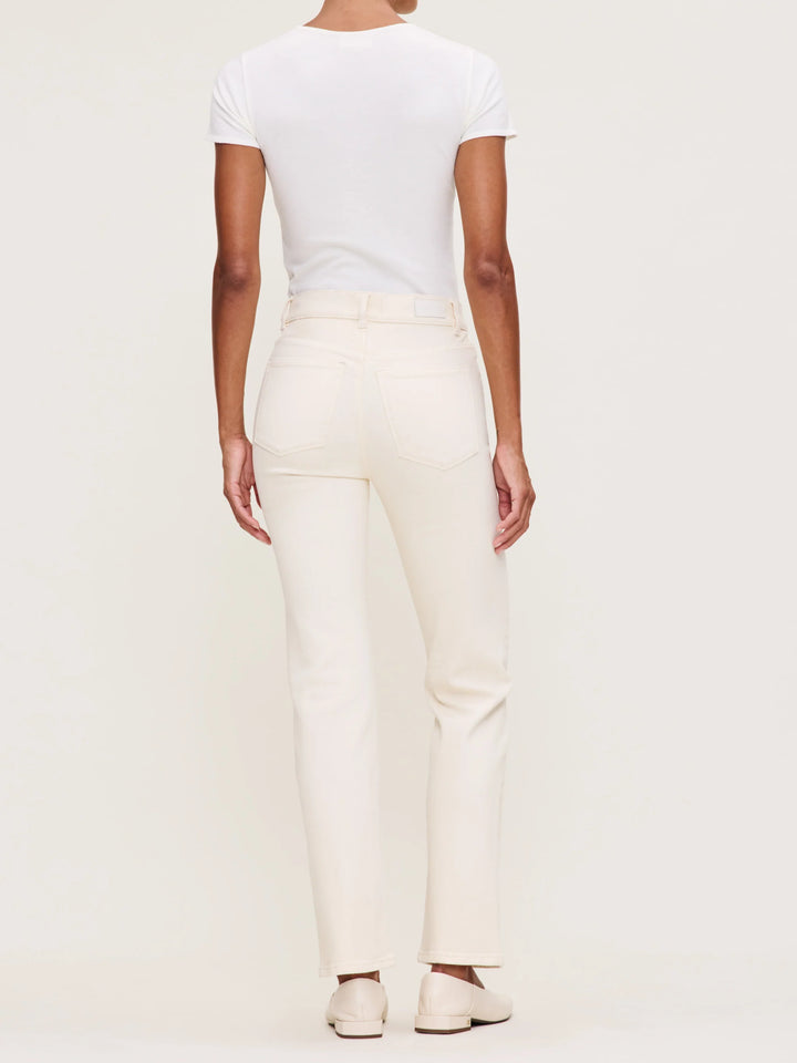 Halle Straight High Rise Jeans | Ecru