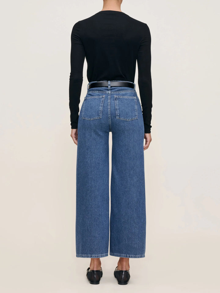Hepburn Wide Leg High Rise Ankle | Del Ray