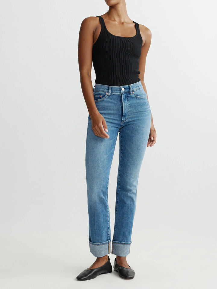 Halle Straight High Rise | Spring Creek Cuffed