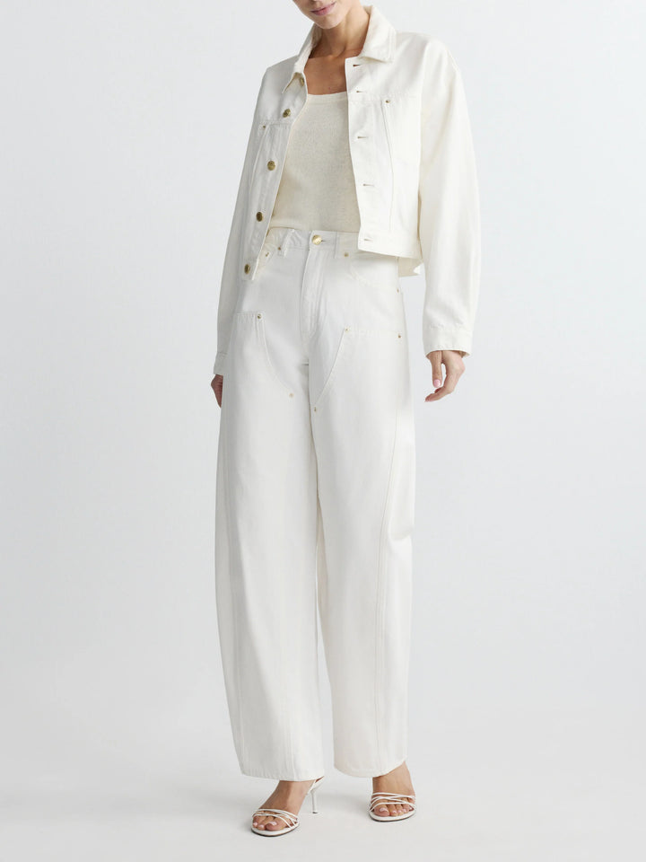 Jamie Denim Jacket | White