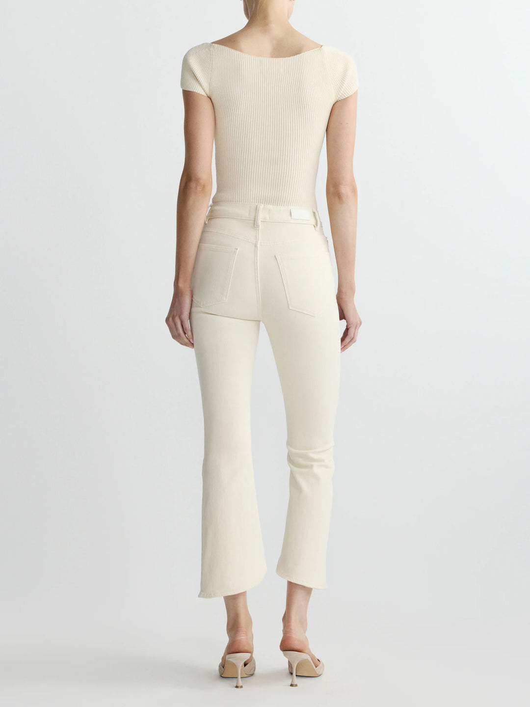 Bridget Boot | Crema Scalloped